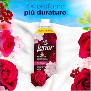 خرید و قیمت مایع نرم کننده لباس لنور Lenor ( گل یاس سرخ و رز نادر ماه مه )