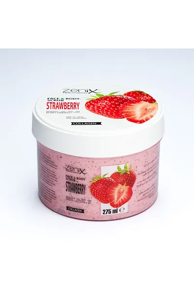 اسکراب صورت و بدن زنیکس Zenix رایحه توت فرنگی