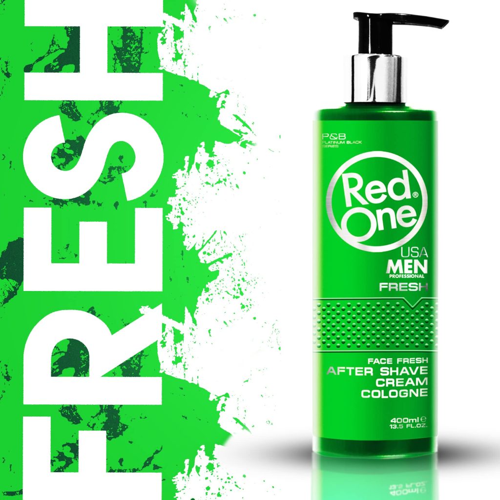 افتر شیو کرمی ردوان Red One مدل Fresh حجم 400 میل