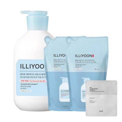 ریفیل شوینده تقویت کننده صورت، بدن و مو سراماید ایلیون Illiyoon