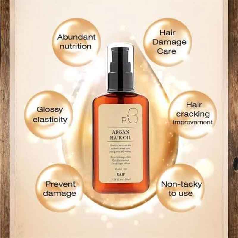 روغن آرگان و عطر مو ریپ Raip رایحه original