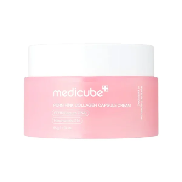 کرم کپسولی ضد لک مدی کیوب medicube مدل PDRN Pink Collagen