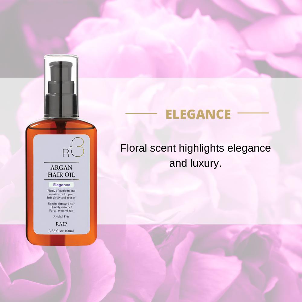 روغن آرگان و عطر مو ریپ Raip رایحه elegance