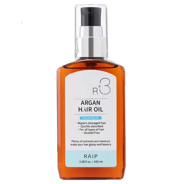 روغن آرگان و عطر مو ریپ Raip رایحه ocean blue