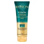 خرید و قیمت ماسک موی بیوکسین BIOXCIN مدل Keratin and Argan ترمیم کننده موهای آسیب دیده حجم 250 میل