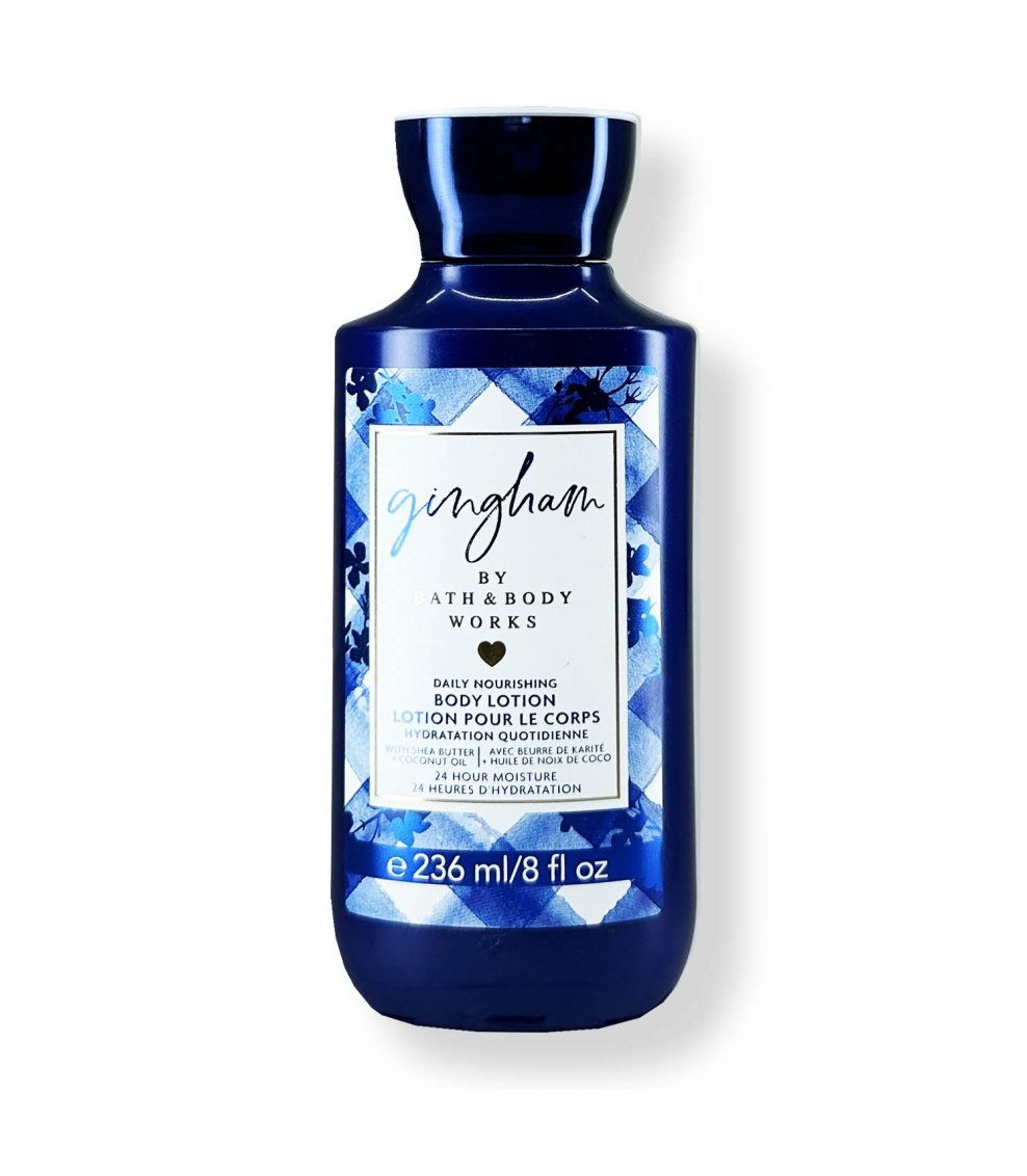 لوسیون بدن بث اند بادی Bath and body رایحه Gingham حجم 236 میل خرید و قیمت لوسیون بدن بث اند بادی Bath and body رایحه Gingham حجم 236 میل