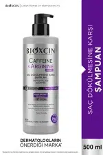 خرید و قیمت شامپو پمپی بیوکسین BIOXCIN ضد ریزش و محرک رشد مو حاوی CAFFEINE و ARGININE حجم 500 میل