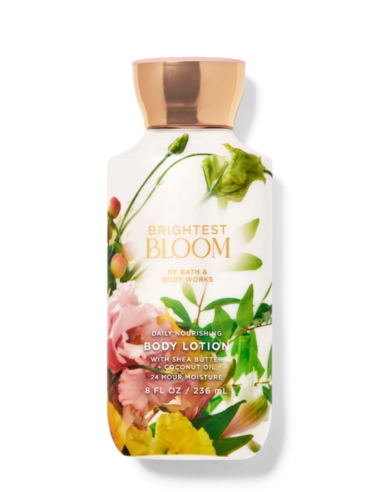 خرید و قیمت لوسیون بدن بث اند بادی Bath and body رایحه Brightest Bloom حجم 236 میل