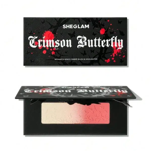 خرید و قیمت پالت رژگونه و هایلایتر شیگلم SHEGLAM مدل Crimson Butterfly