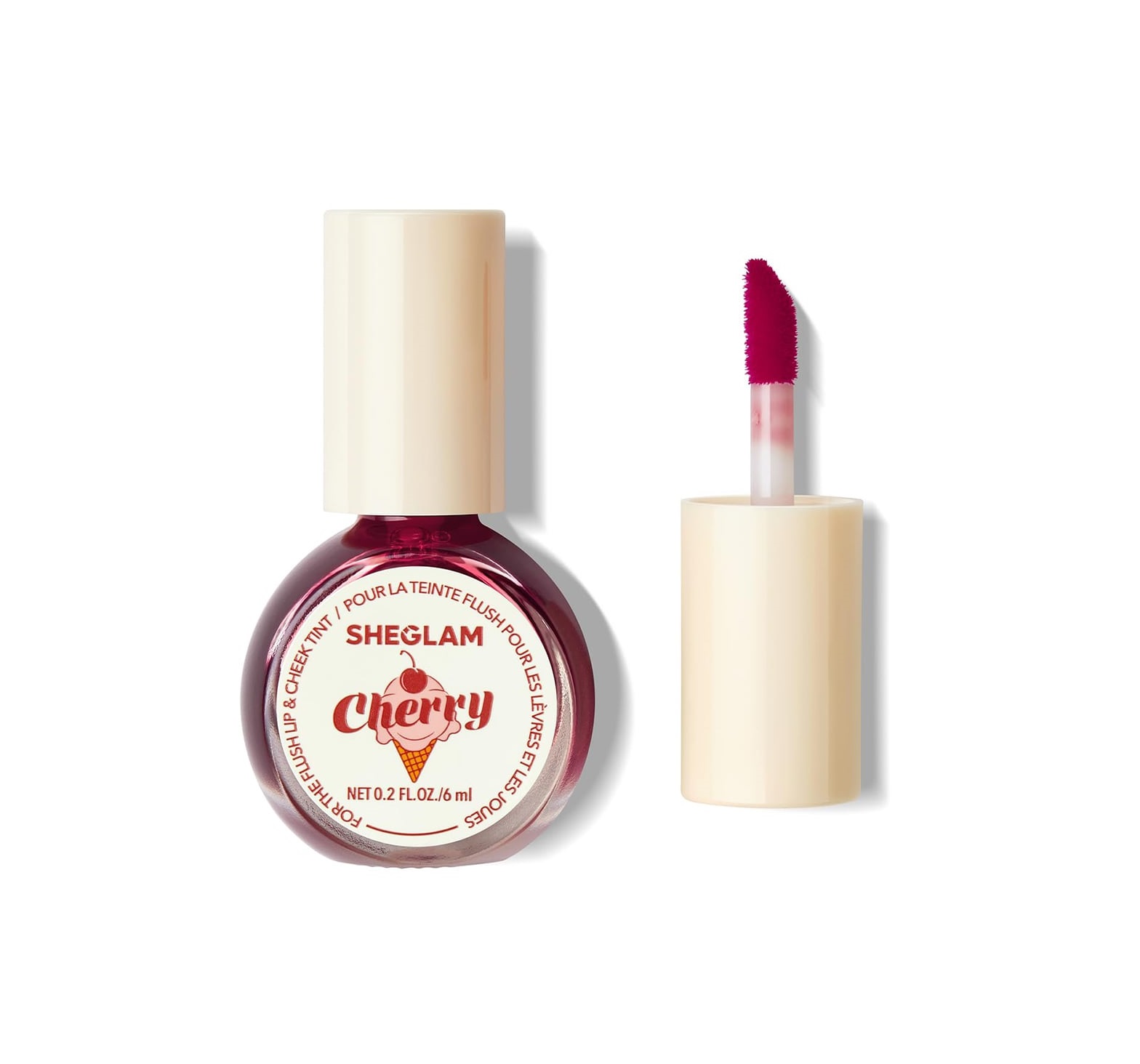 تینت لب و گونه مایع شیگلم SHEGLAM مدل CHERRY PICKED خرید و قیمت تینت لب و گونه مایع شیگلم SHEGLAM مدل CHERRY PICKED