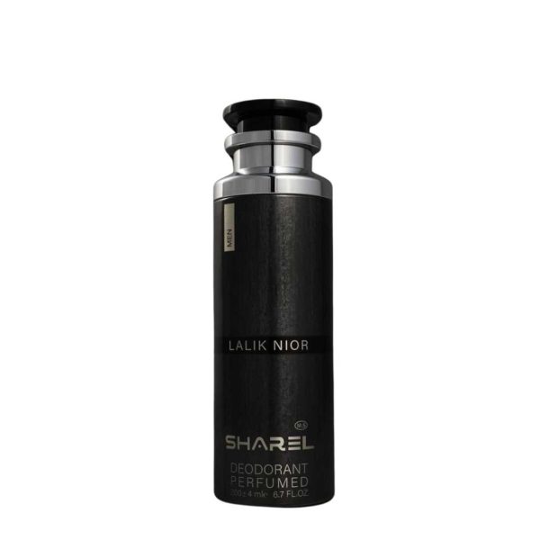 خرید و قیمت اسپری بدن مردانه شارل SHAREL رایحه LALIK NOIR حجم 200 میل