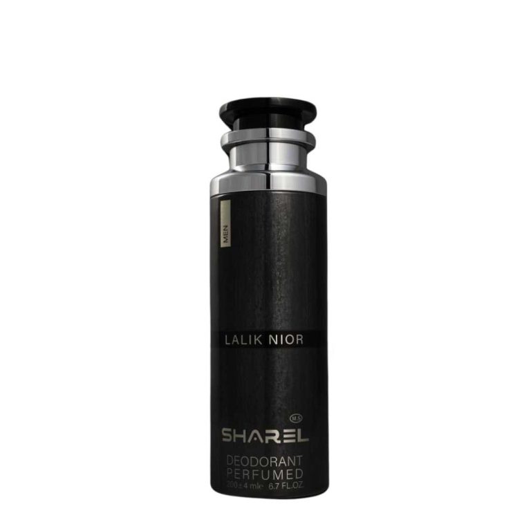 خرید و قیمت اسپری بدن مردانه شارل SHAREL رایحه LALIK NOIR حجم 200 میل