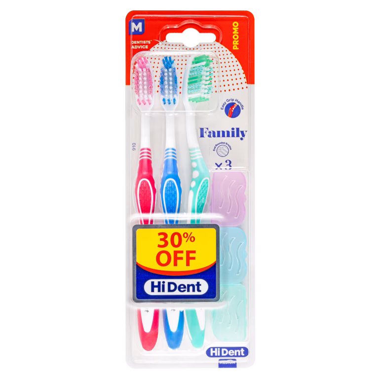 خرید و قیمت مسواک هایدنت Hi Dent کد 910 سری مدیوم