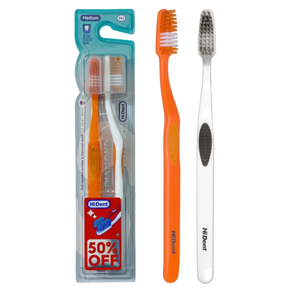 خرید و قیمت مسواک هایدنت Hi Dent کد 962 سری مدیوم