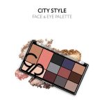 خرید و قیمت پالت سایه چشم گلدن رز Golden Rose مدل CITY STYLE شماره 02