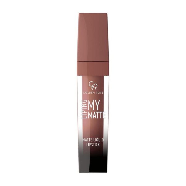 خرید و قیمت رژ مایع مات گلدن رز Golden Rose مدل LIPING MY MATTE رنگ 15