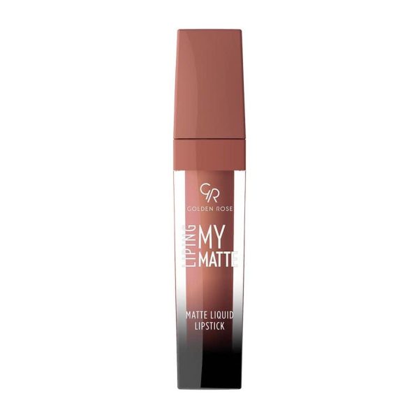 خرید و قیمت رژ مایع مات گلدن رز Golden Rose مدل LIPING MY MATTE رنگ 17