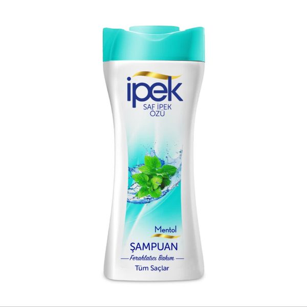 خرید و قیمت شامپو ایپک ipek انواع مو خنک کننده حجم 600 میل