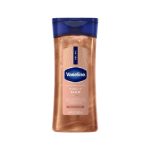 خرید روغن شاین بدن طلایی وازلین vaseline رنگ روشن حجم 200 میل