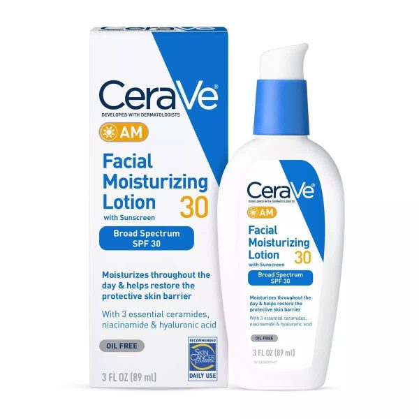خرید و قیمت لوشن مرطوب کننده و آبرسان روزانه سراوی CERAVE با SPF 30 حجم 89 میل