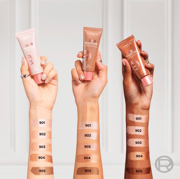پرایمر صورت لورآل مدل lumi glotion شماره 902 رنگ light glow حجم 40 میل