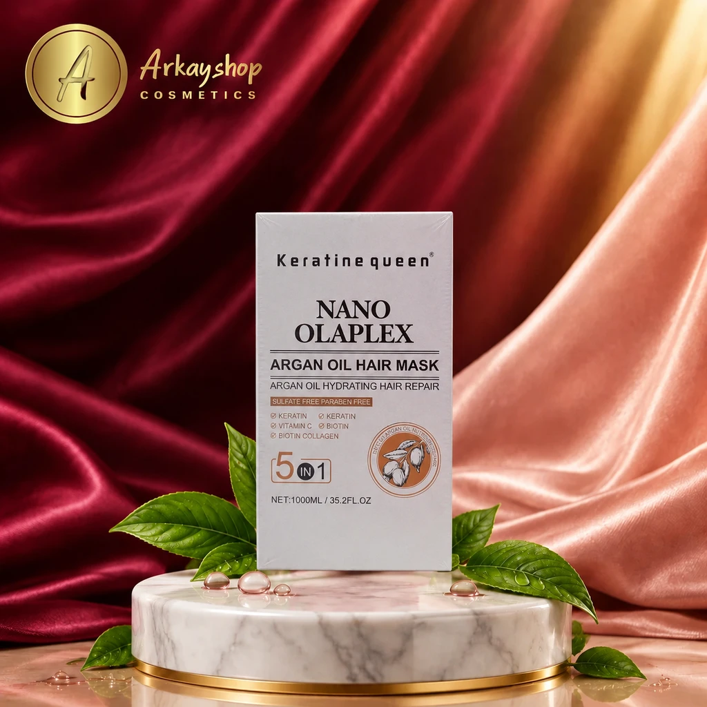 خرید و قیمت ماسک موی کراتین کویین Keratine queen مدل Nano Olaplex حجم 1000 میل