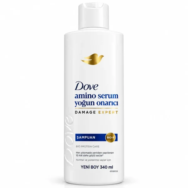 شامپو ترمیم کننده داو Dove مدل Amino Serum Damage Expert حجم 340 میل