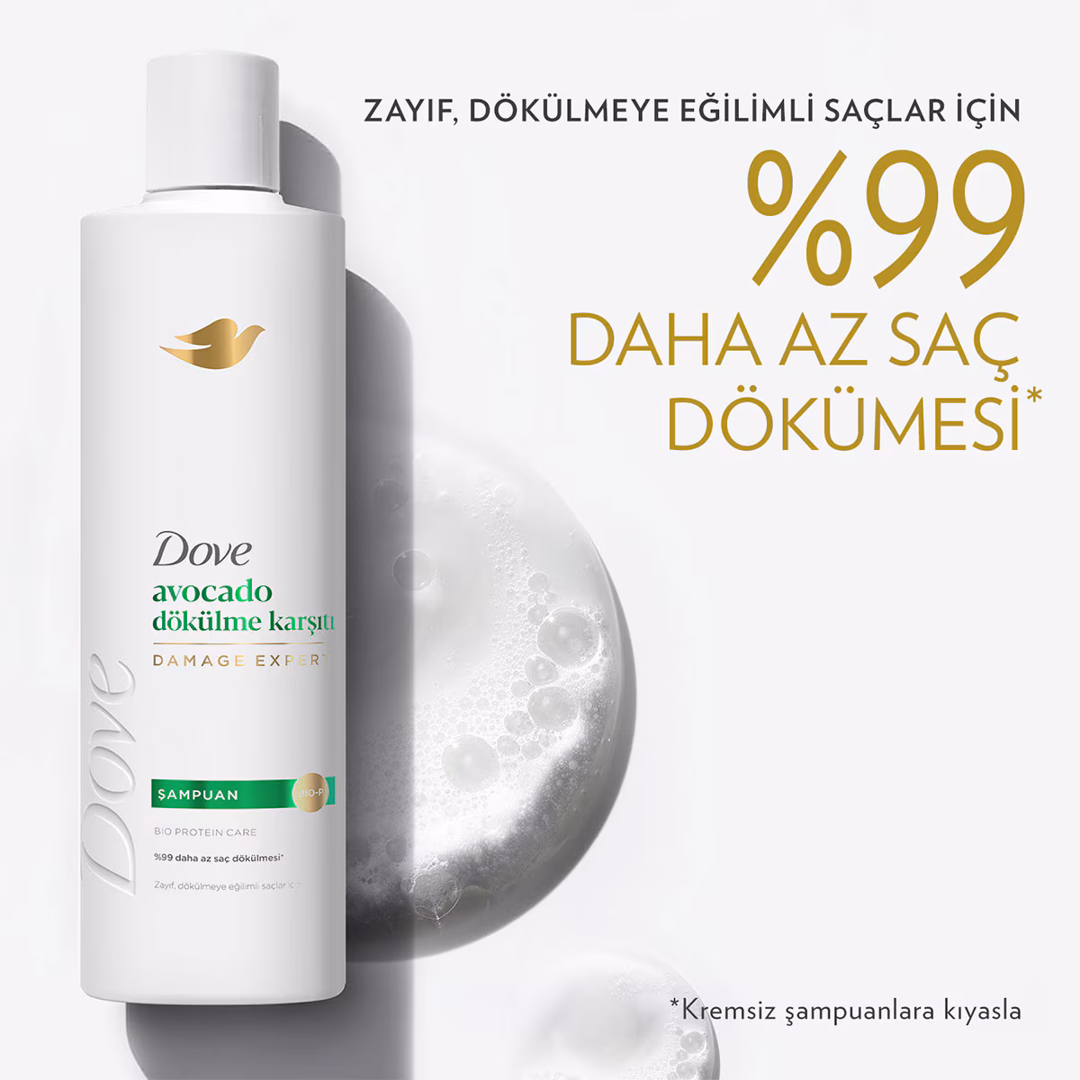 شامپو ضد ریزش داو dove حاوی آووکادو 