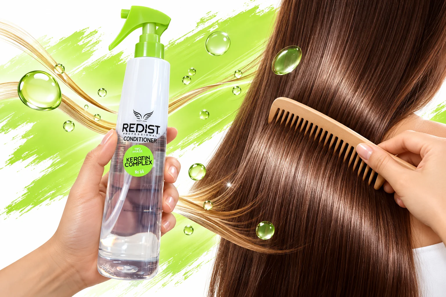 گرافیک کاربرد ردیست Keratin Complex شماره ۶۴