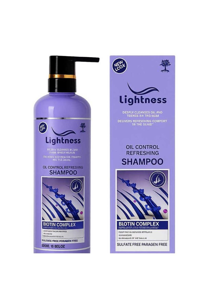 خرید و قیمت شامپو لایتنس Lightness موهای چرب مدل Oil Control حجم 900 میل